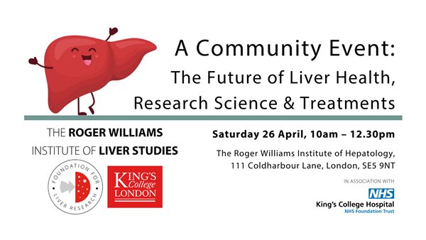 A Community Event: The Future of Liver Health, Research Science & Treatments